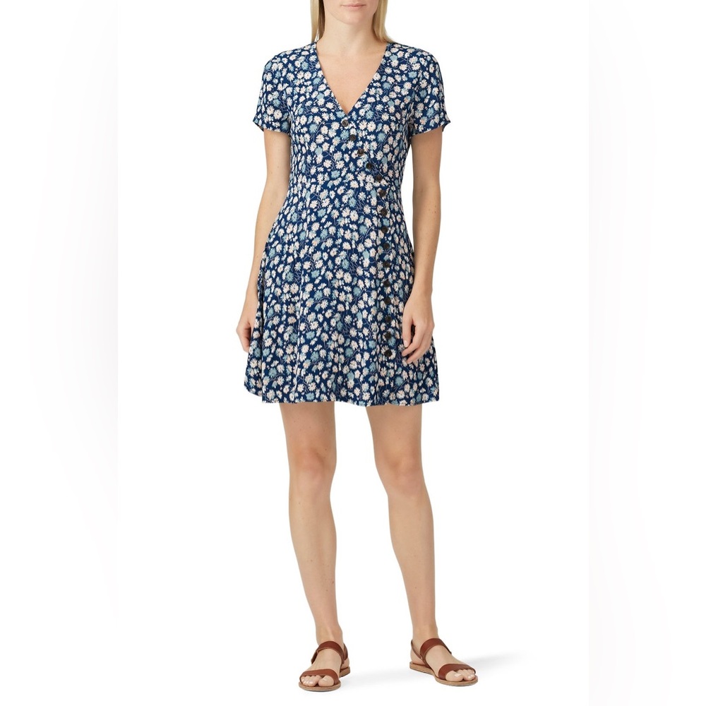 MADEWELL FLORAL MIDI MINI DRESS